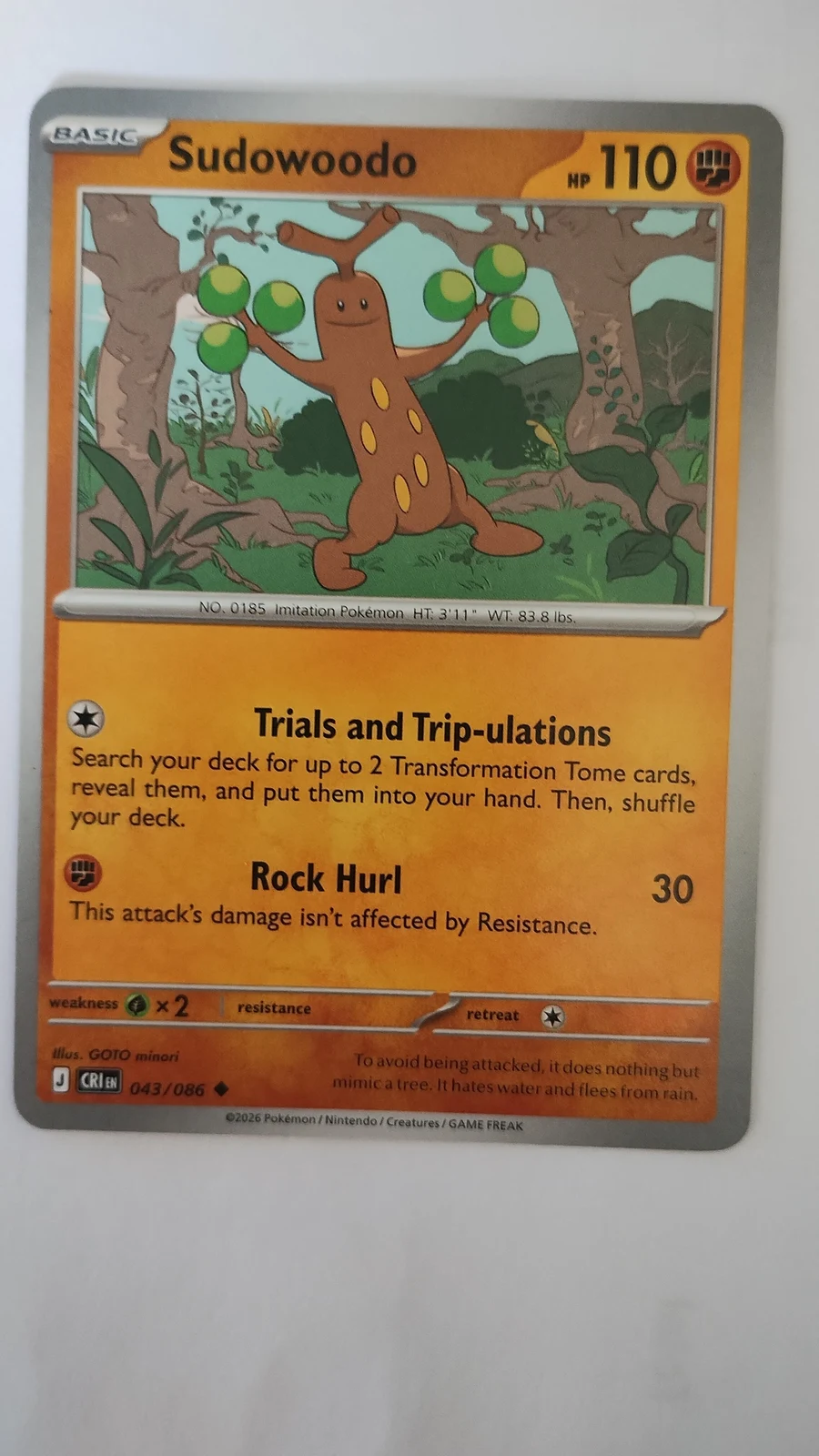 Sudowoodo