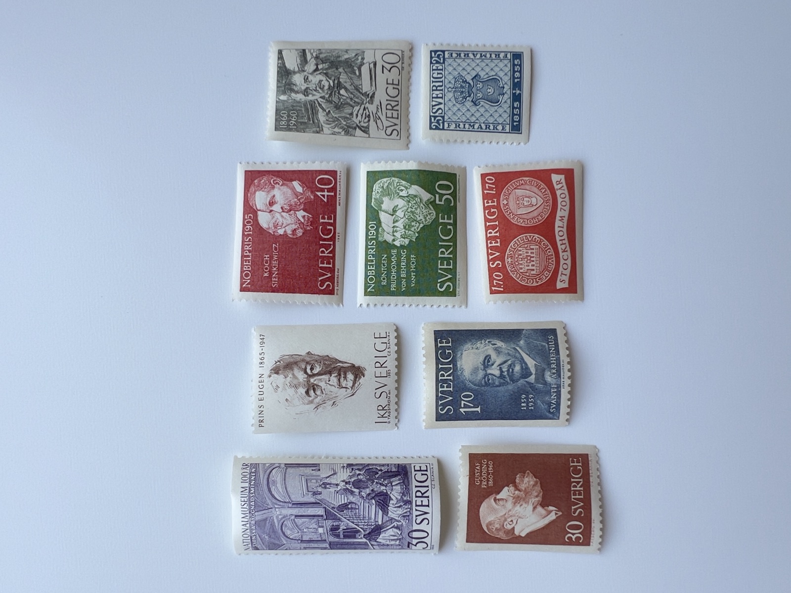 Timbres Suède (Sverige) — Lot de collection